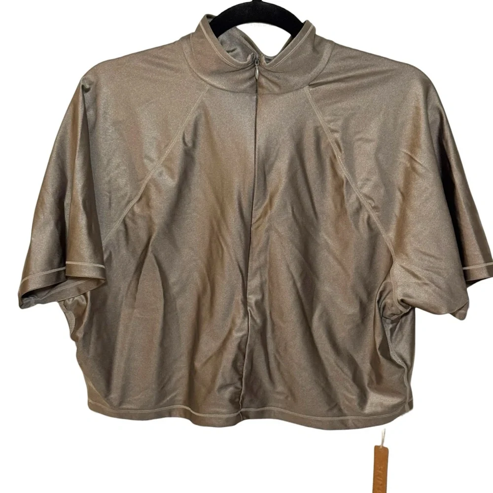 NWT SKIMS Women's Shine Swim T-Shirt in Smoke |‎ Sz 4X Plus Size
